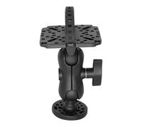 Système de fixation pour détecteur de pêche pour kayak | Support de détecteur de pêche - Accessoires de bateau pour sonar Deck Transom Rail Console Pêche Pêche Navigation