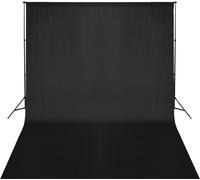 Système de fond d'écran photo 500 x 300 cm Noir