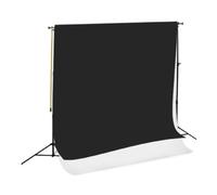 Système de fond Falcon Eyes SPK-2 avec 2 rouleaux noir/blanc 1,35x11 m