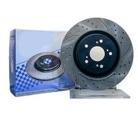 Système de freinage automobile nuisible personnalisé Disques de frein de voiture compatibles avec 6 MPS 626 Coupé 929 Atenza Compatible avec résoudre les tremblements de freinage(Black)