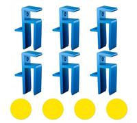 Système de gabarit de menuiserie pour le marquage des bords et la précision de la disposition lors de l'assemblage de l'armoire et de la fabrication du bois personnalisé (4 pièces, bleu)