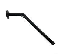 Système de garde-corps d'escalier avec tuyau mural pour extérieur et architecture industrielle