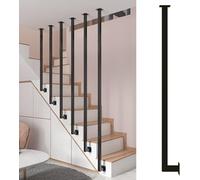Système de garde-corps d'escalier en métal, moderne monté au plafond pour grenier intérieur, sécurité d'escalier domestique