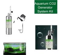 Système de générateur de CO2, acier inoxydable, y compris diffuseur de bulles, 5L