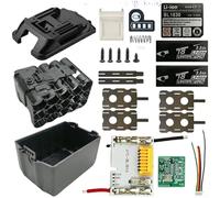 Système de gestion de batterie lithium-ion 15S PCBA avec charge équilibrée pour batteries d'outils électriques 18 V BL1815 et BL1890B, protection contre les surcharges, LED