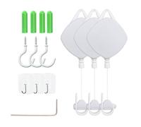 Système de gestion de câble rétractable pour plafond VR pour HTC Vive/Rift S/Quest 2, blanc