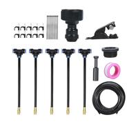 Système de gicleurs de Jardin | Kit d'irrigation Automatique à 360 degrés à 360 degrés - Sprinklers de Jardinage pour lit de Fleurs Orchard Balcony Yard Greenhouse Farm