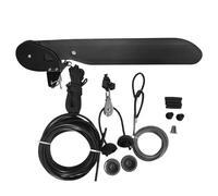 Système de gouvernail de kayak - Gouvernail compact avec accessoires | Contrôle précis des engrenages Pièces de rechange Accessoires pour étang, pêche, bateau à la traîne, canoë, bateau, remorque
