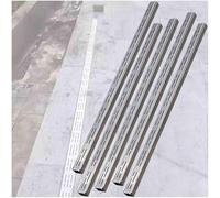 Système de grille de drainage de tranchée - Lot de 5 canaux de drainage fins pour patios, allées et garages (3,5 cm à 20,3 cm) - Solution efficace de gestion de l'eau pour les espaces extérieurs