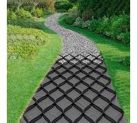 Système de grille de sol pour gravier - Stabilisateur d'allée de 5,1 cm - Grilles de contrôle du sol et de la boue disponibles en tailles de 0,9 m à 9,1 m pour des solutions d'allée et de sentiers