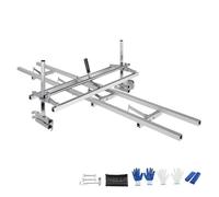 Système de Guidage de Rail et de Tronçonneuse-Duoku-Scierie Portable pour Barre de Guidage de 14 à 36 po-Rail en Aluminium de 9 pi