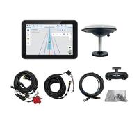 Système de Guidage pour Tracteur avec Logiciel Precision AG, Tablette Android10, 4 Pouces Haute précision par PPP, 1 Pouce par CORS, Guide Ligne A-B Compatible avec Tout Tracteur Cat. John-Deere