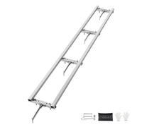 Système de guidage VEVOR 274 cm pour scierie portative Tronçonneuse Rail de guidage en aluminium et matériaux ferreux compatible avec différentes tronçonneuses et broyeurs à chaîne