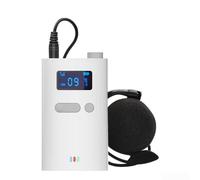 Système de guide touristique sans fil 2,4 G, émetteur audio portable, câble d'écouteurs, communication claire pour les visites et événements (récepteur blanc)