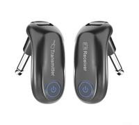 Système de guitare sans fil 2 4G avec appariement automatique, longue durée de vie de la batterie et connecteur rotatif flexible (noir)