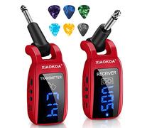 Système de guitare sans fil, émetteur récepteur UHF 15 canaux rechargeable pour basse électrique, portée de 50 m avec écran LED, idéal pour concert, symphonie, enseignement, performance de rue