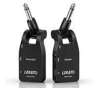 Système de guitare sans fil LEKATO, émetteur-récepteur audio numérique 2,4 GHz, batterie intégrée rechargeable au lithium, pour basse électrique