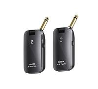 Système de guitare sans fil Nux B-2 Plus 2.4GHz, adaptateur sans fil (format de poche, autonomie de la batterie max. 7 heures, longue portée, qualité sonore Hi-Res 32 bits/ 48KHz, prise jack), noir