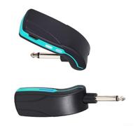 Système de guitare sans fil rechargeable 1 à 2 faible latence | Rotation à 220°, 6H pour l'autonomie de la batterie, fonctionne avec guitare pour clavier basse, matériau ABS