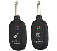 Système de Guitare sans Fil UHF, émetteur et récepteur Audio Rechargeables pour Guitare électrique, Violon Basse, 20Hz-20kHz