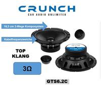 Crunch GTS6.2C Set de Haut-parleurs 2 Voies à encastrer 200 W Contenu: 1 pc(s)