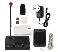 Système de haut-parleurs à double sens pour fenêtre, Microphone d'interphone de compteur pour gare bancaire, prise ue 100-240V