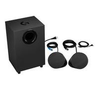 Logitech Haut-parleurs Gaming PC G560 LIGHTSYNC, DTS:X Ultra 7.1, Caisson de basses, Noir