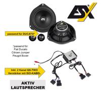 Système de haut-parleurs compatible avec Fiat Ducato, Citroen Jumper, Peugot ...