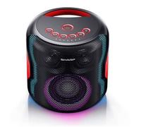 Système de haut parleurs de fête Bluetooth Sharp Noir