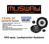 Système de haut-parleurs Musway CSH 6.2C 2 voies 16,5 cm (6,5") compatible av...