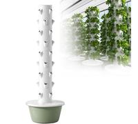 Système de jardin vertical hydroponique avec lampe de culture LED pour herbes et légumes d'intérieur, gain de place pour balcon et appartement, bureau à domicile