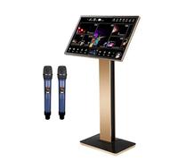 Système De Karaoké Avec Microphone Sans Fil, Écran Capacitif 21,5 Pouces, Bibliothèque Chansons Cloud 650K Captation Sonore Claire