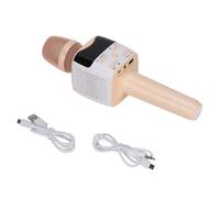 Système de karaoké portable avec éclairage dynamique et mode écho, microphone sans fil pour une connectivité optimale, paroles adaptées à