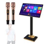 Système de karaoké professionnel avec écran tactile capacitif, microphone sans fil, amplificateur de puissance, contrôle par application, 1,1 million de chansons en nuage pour divertissement à la