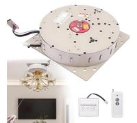 Système de levage de lustre électrique, levage de lampes suspendues de villas avec télécommande + interrupteur mural, treuil à moteur électrique, contrôleur de levage d'éclairage Withcover-330LBS