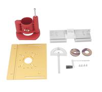 Système de levage de Table de routeur, ensemble de 4 pièces, plaque d'insertion de Base de levage 0 à 46mm, règle coulissante de support de Type 45 pour couper et fraiser