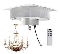 Système de levage électrique pour lustres avec télécommande, treuil à moteur électrique de 40 kg/70 kg, hauteur de levage de 6 m pour le nettoyage et l'entretien des suspensions de type Villas 154LBS