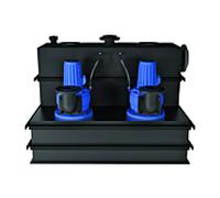système de levage haute performance SFA SaniCubic 2 CUBIC2SC40T SC4.0T, 4 kW, 400 V, avec pompe à roue à canal 2000 , noir