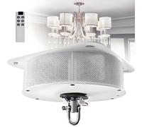 Système de levage pour lustres électriques, système de levage pour suspensions de style villas avec télécommande, système de levage et d'abaissement par treuil électrique pour éclairage 154LBS