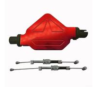 Système de levier d'embrayage de moto avec construction en aluminium CNC et câble plus long pour un engagement d'embrayage fiable sur toutes les motos (rouge)