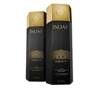 Système de lissage brésilien INOAR (2 x 1 litre de Champu et Kératine)