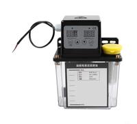 Système de lubrification automatique Pompe à huile 110 V pour machines à outils CNC, pour pompe de transmission robuste en alliage avec panneau numérique Capacité 1L/2L Intervalles réglables 50ml/min