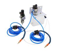 Système de lubrification de liquide de refroidissement à brouillard 220 V | IP65, siphon à sous-pression, pulvérisation sans pression d'eau, quantité d'air réglable, liquide de refroidissement d'eau