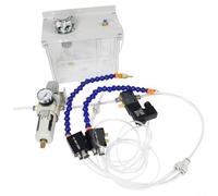 Système de lubrification de refroidissement Pulvérisateur de brouillard 3L avec buses de pulvérisation YS-BPV-3000, électrovanne et régulateur de filtre à air pour fraiseuses CNC, tours, ponceuses