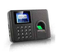 Système de machine biométrique présence d'empreintes digitales Clavier d'employé Enregistreur d'horloge pointage électrique Gestion des données USB,Solution de bureau robuste(A10 Attendance)