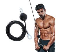 Système de Machine de poulie de câble de Fitness de câble de câble de gymnase corde en acier robuste pour la gymnase à la maison LAT Pulldown ascenseur charge entraînement musculation A style 1.4M