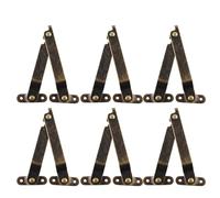 Système De Maintien De Couvercle, Charnières de Coffre 6 Pièces, Système Lève Réglable Verrouillage Robuste à Fermeture Armoire