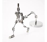 Système de manivelle d'animation Stop Motion avec rails verticaux et horizontaux, supporte le mouvement des figurines avec 5 connecteurs, kit d'armature Stop Motion pour les animateurs, la