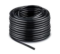 Système de micro d'irrigation tube en plastique noir pour plantes en pot jardins et serres patio 8mm（1/4in） 100m（328ft）