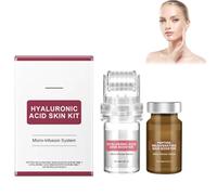 Système de micro-infusion pour le visage, sérum à l'acide hyaluronique pour le visage, micro-système pour le visage, sérum anti-âge, kit d'infusion de beauté, kit micro infusion (grand, 1 lot)